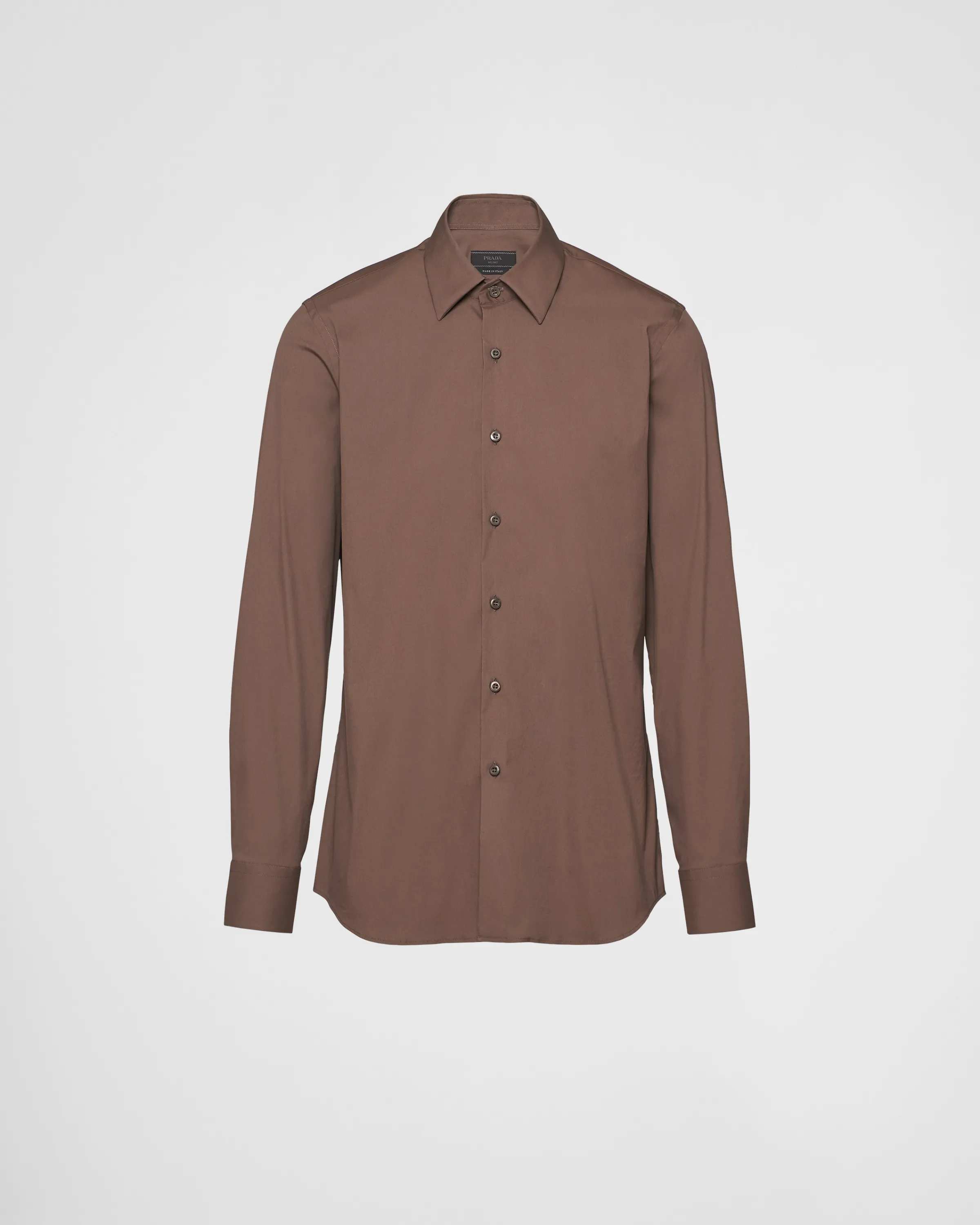 Uomo Prada Camicia in cotone stretch
