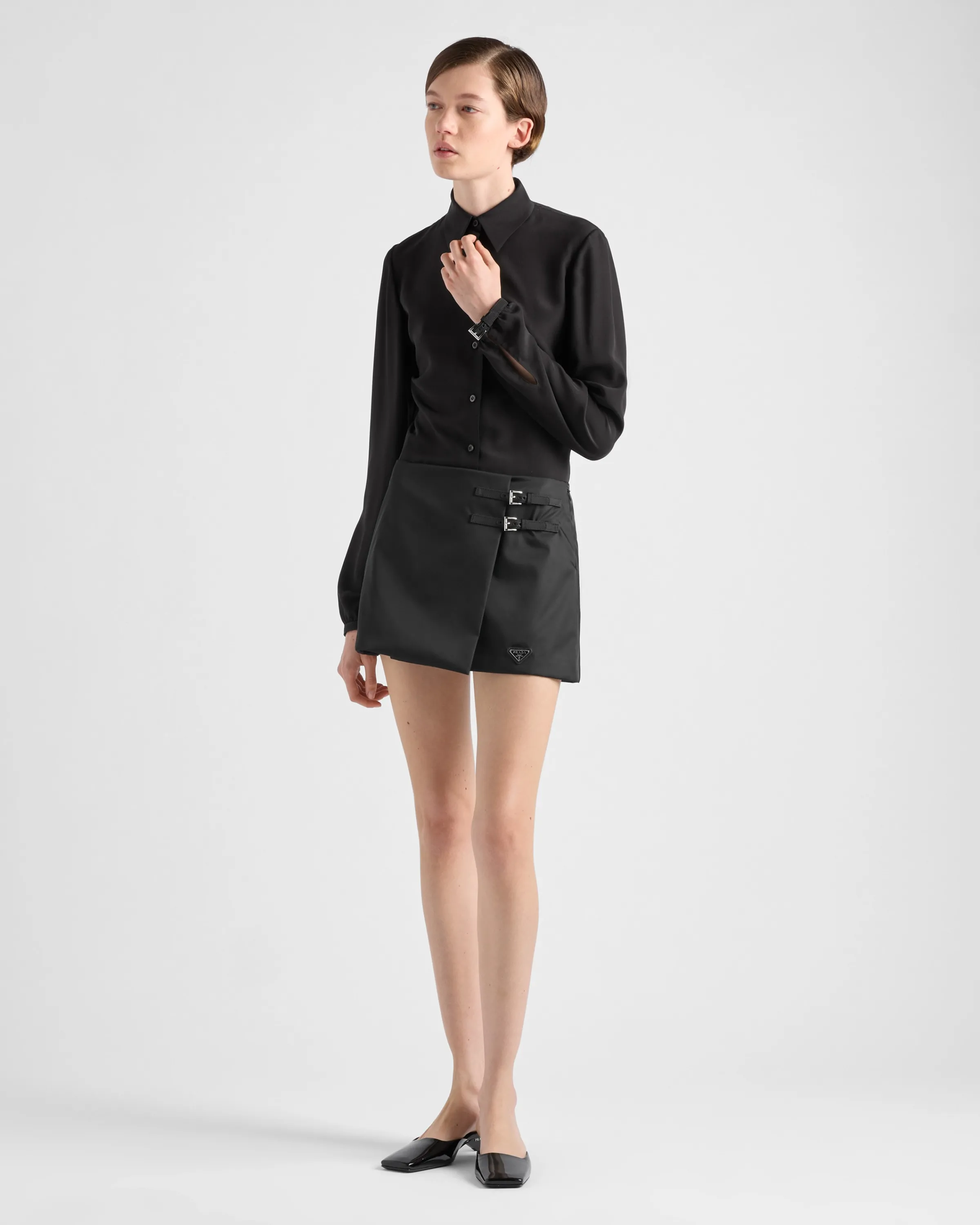 Donna Prada Camicia in crêpe de chine