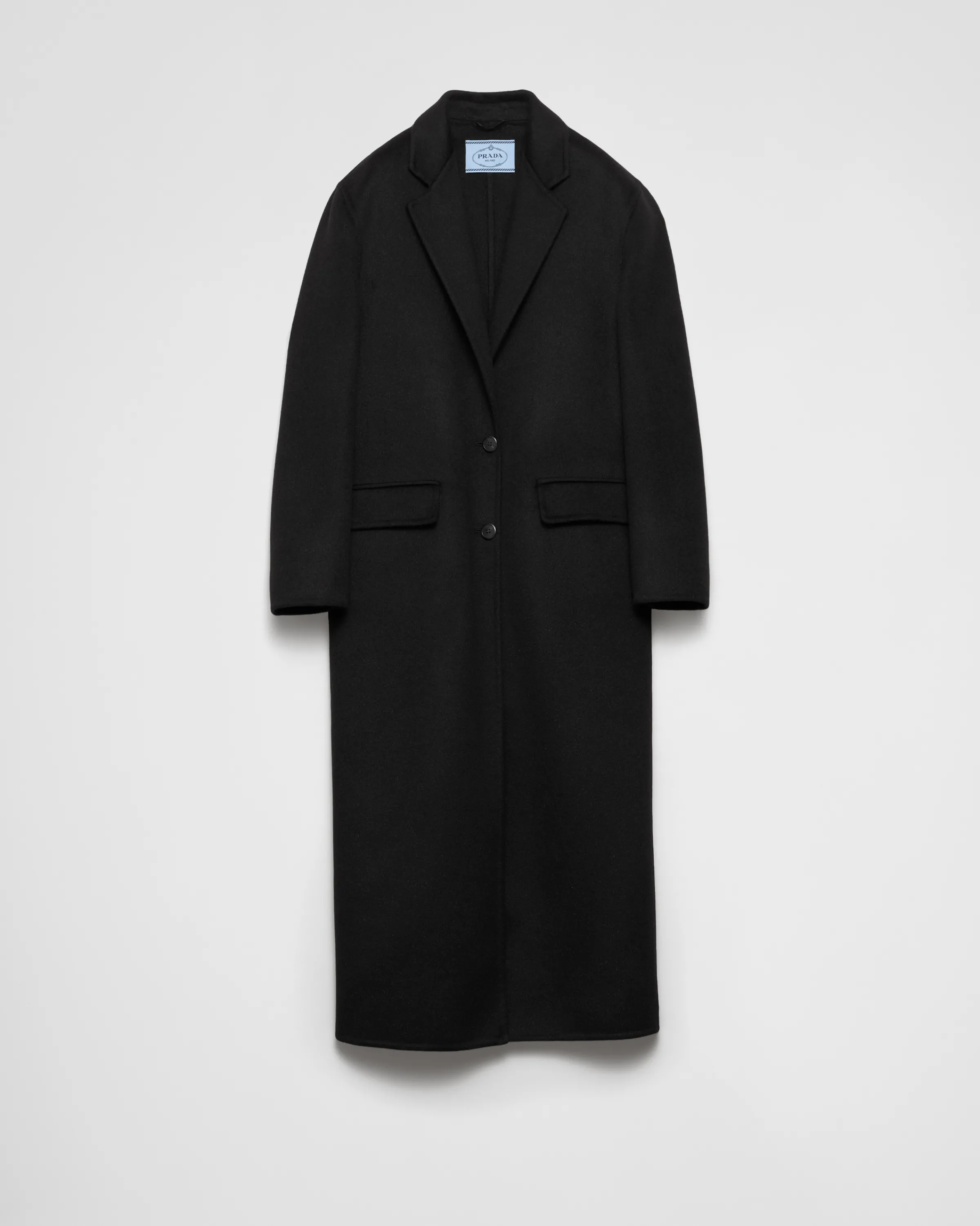 Donna Prada Cappotto monopetto in cashgora