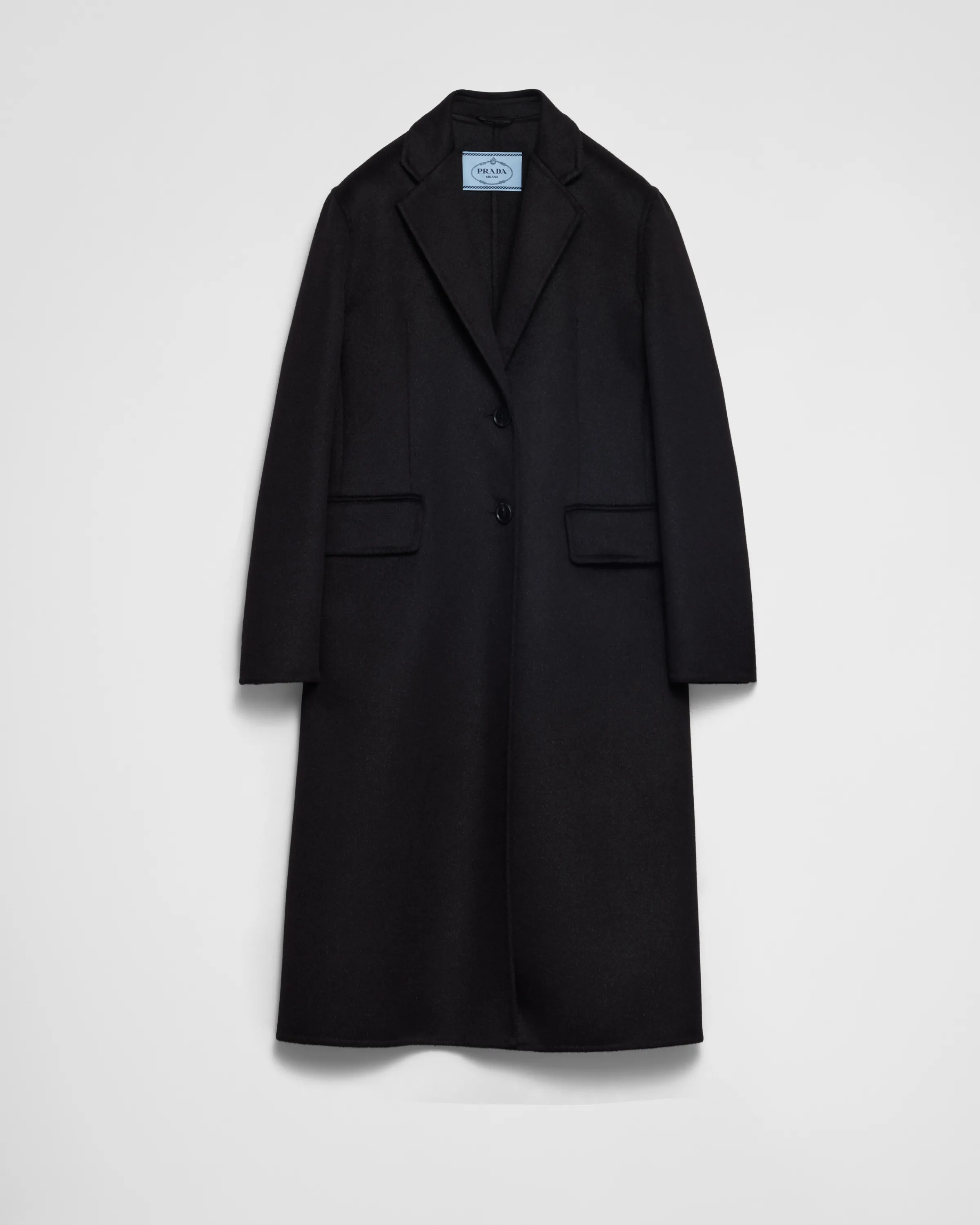 Donna Prada Cappotto monopetto in cashgora