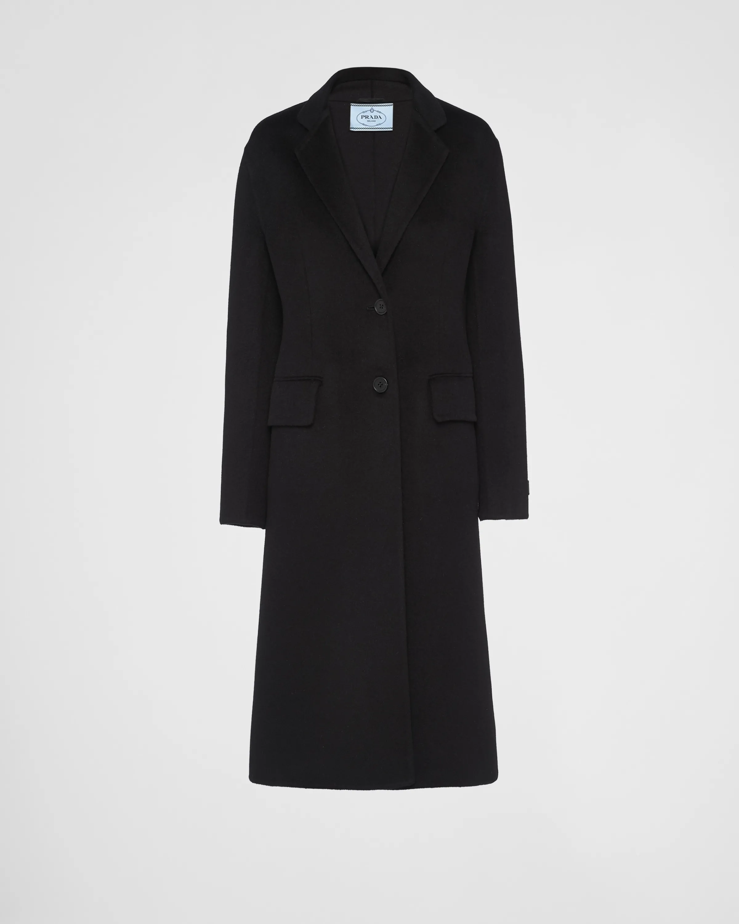 Donna Prada Cappotto monopetto in cashgora