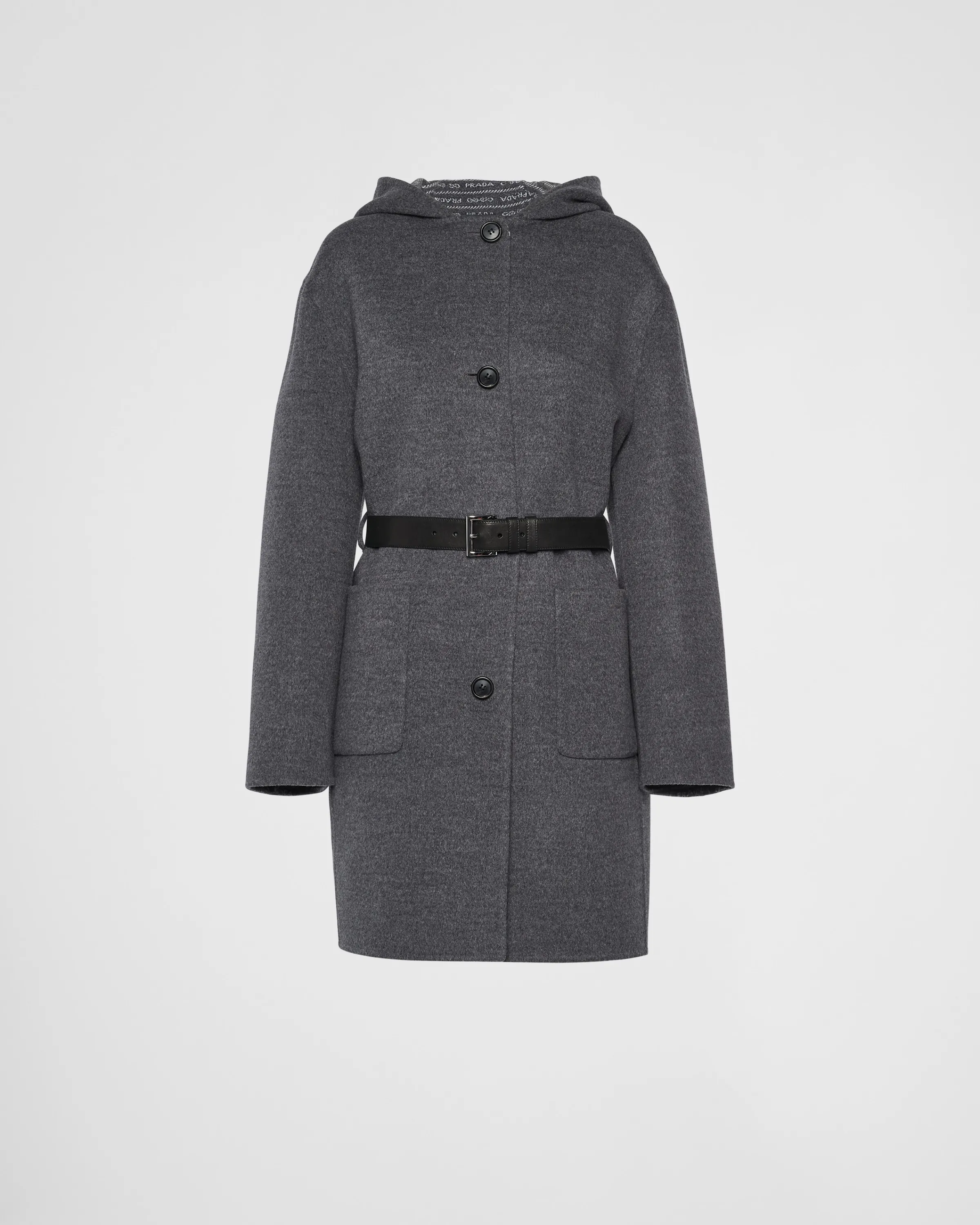 Donna Prada Cappotto monopetto in lana double