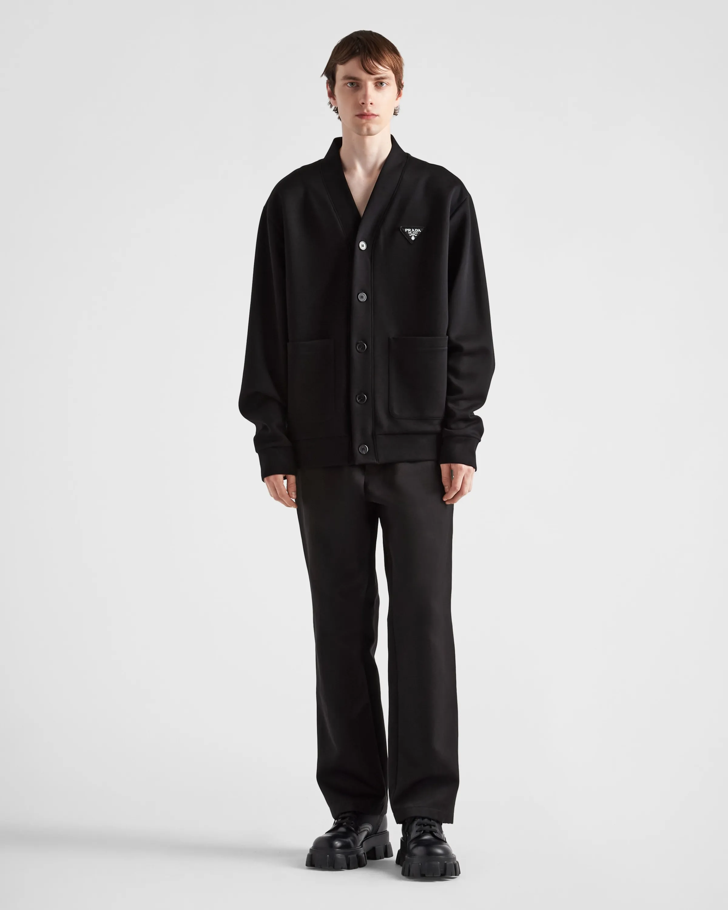 Uomo Prada Cardigan in felpa