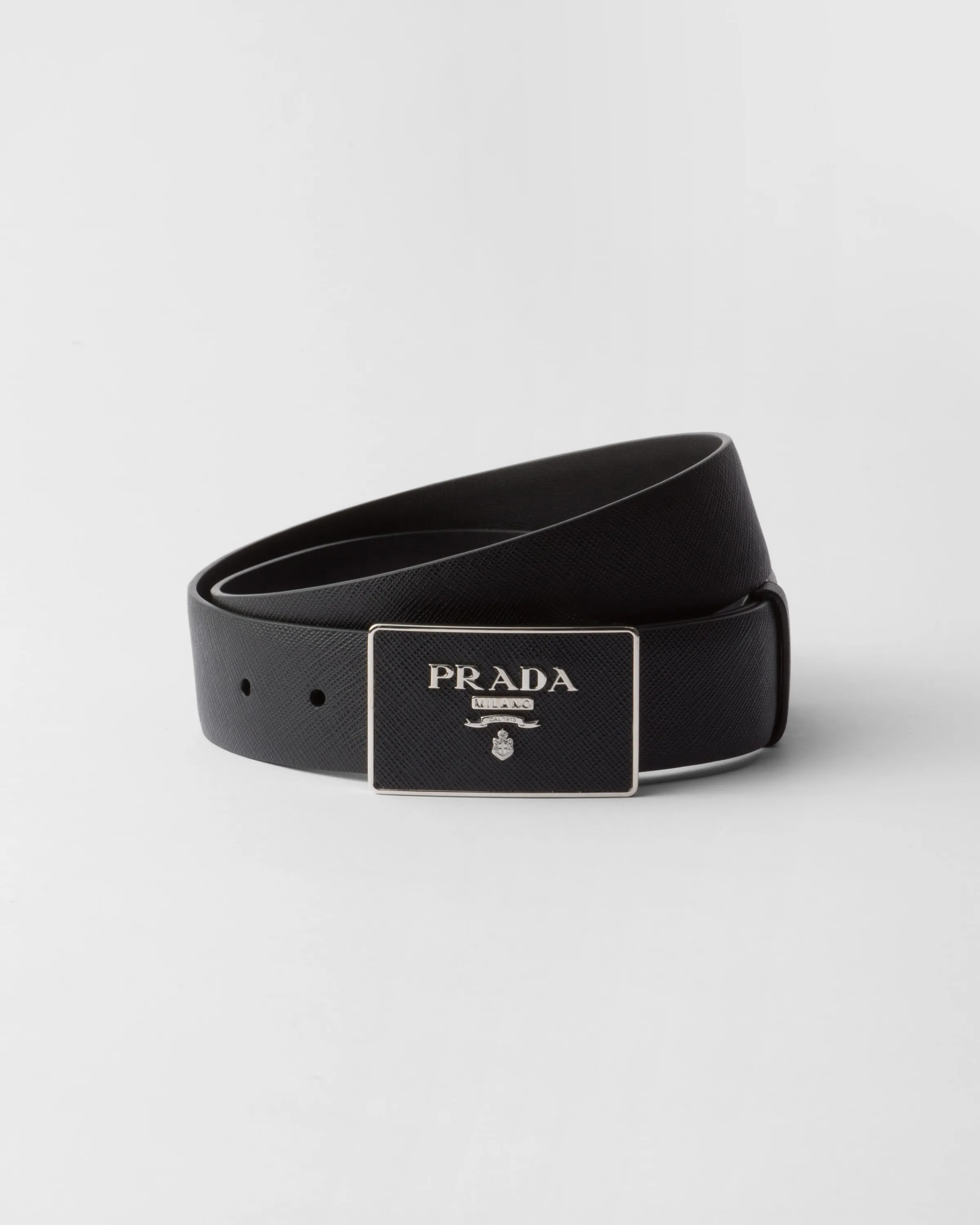 Uomo Prada Cintura in Saffiano