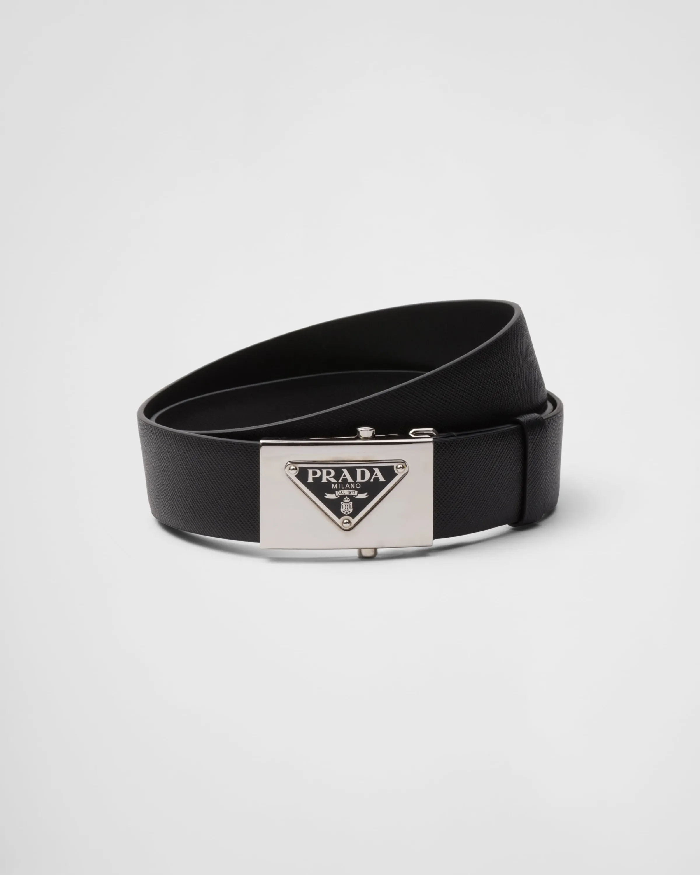 Uomo Prada Cintura in Saffiano