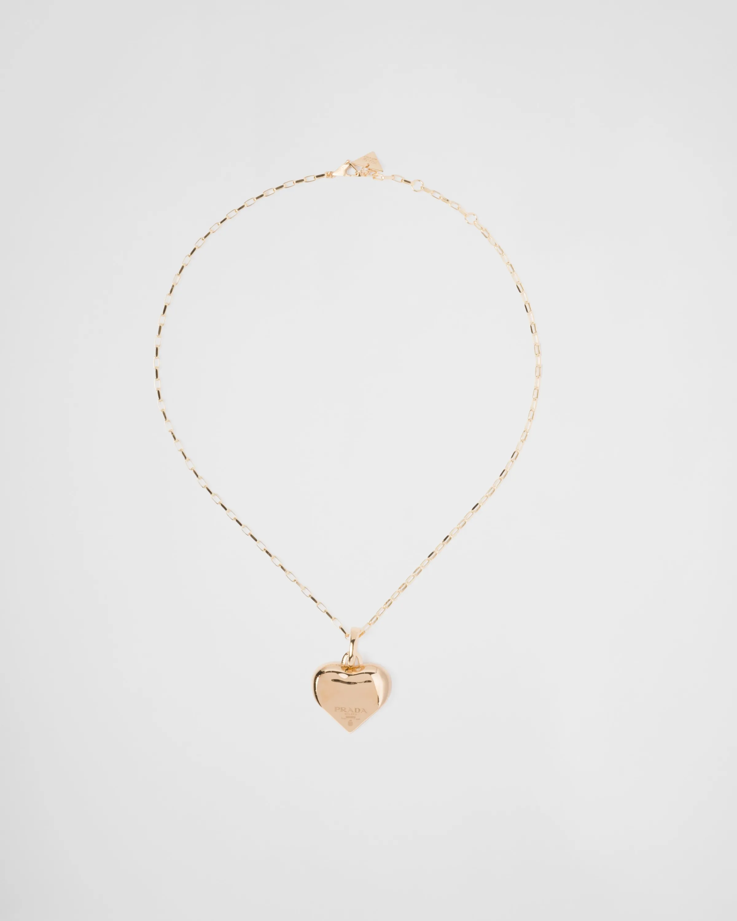 Prada Collana con pendente small Eternal Gold in giallo