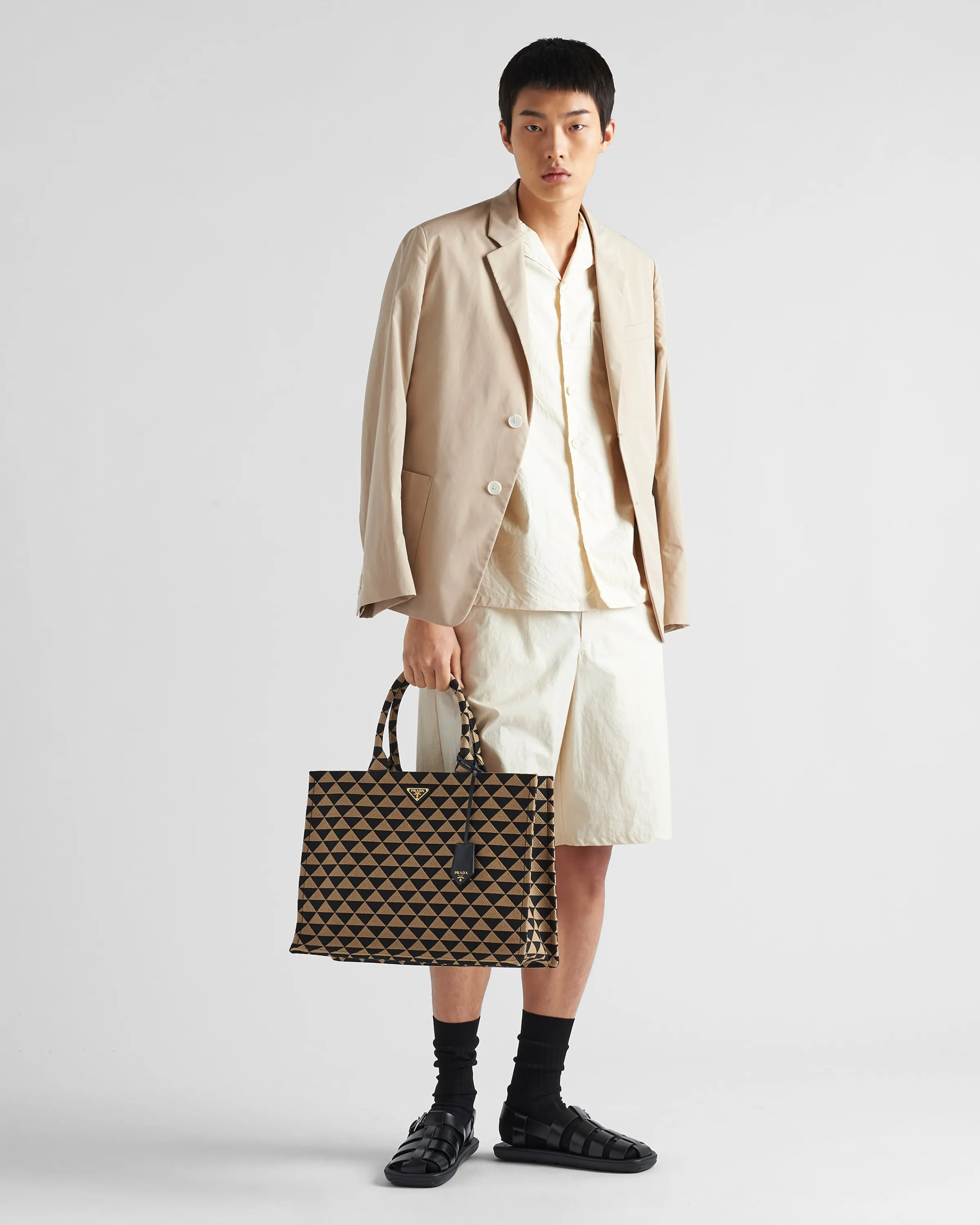 Uomo Prada Giacca monopetto in cotone