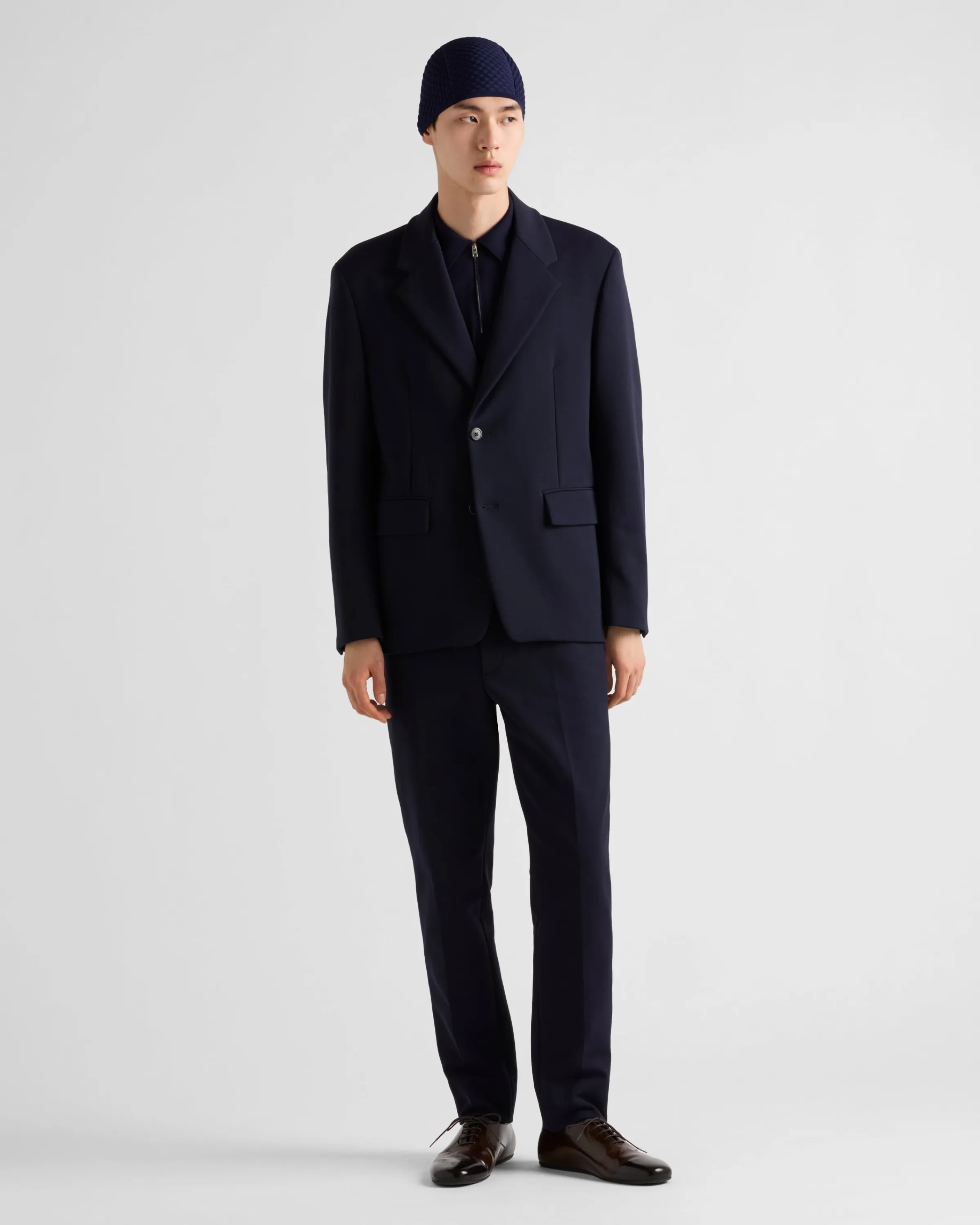 Uomo Prada Giacca monopetto in gabardine tecnico