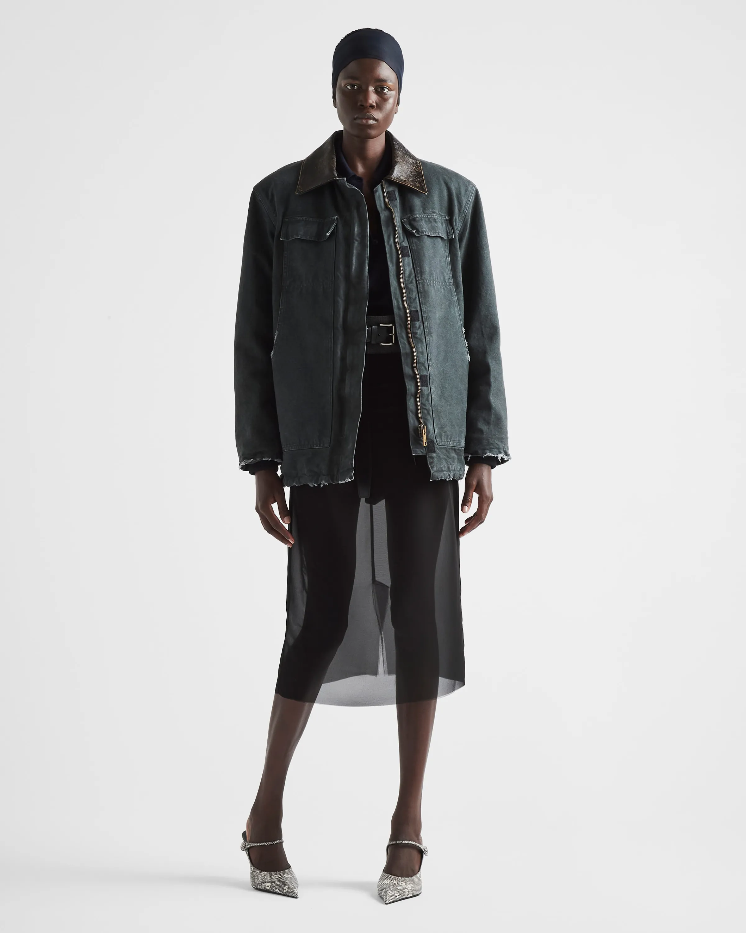 Donna Prada Gonna in georgette