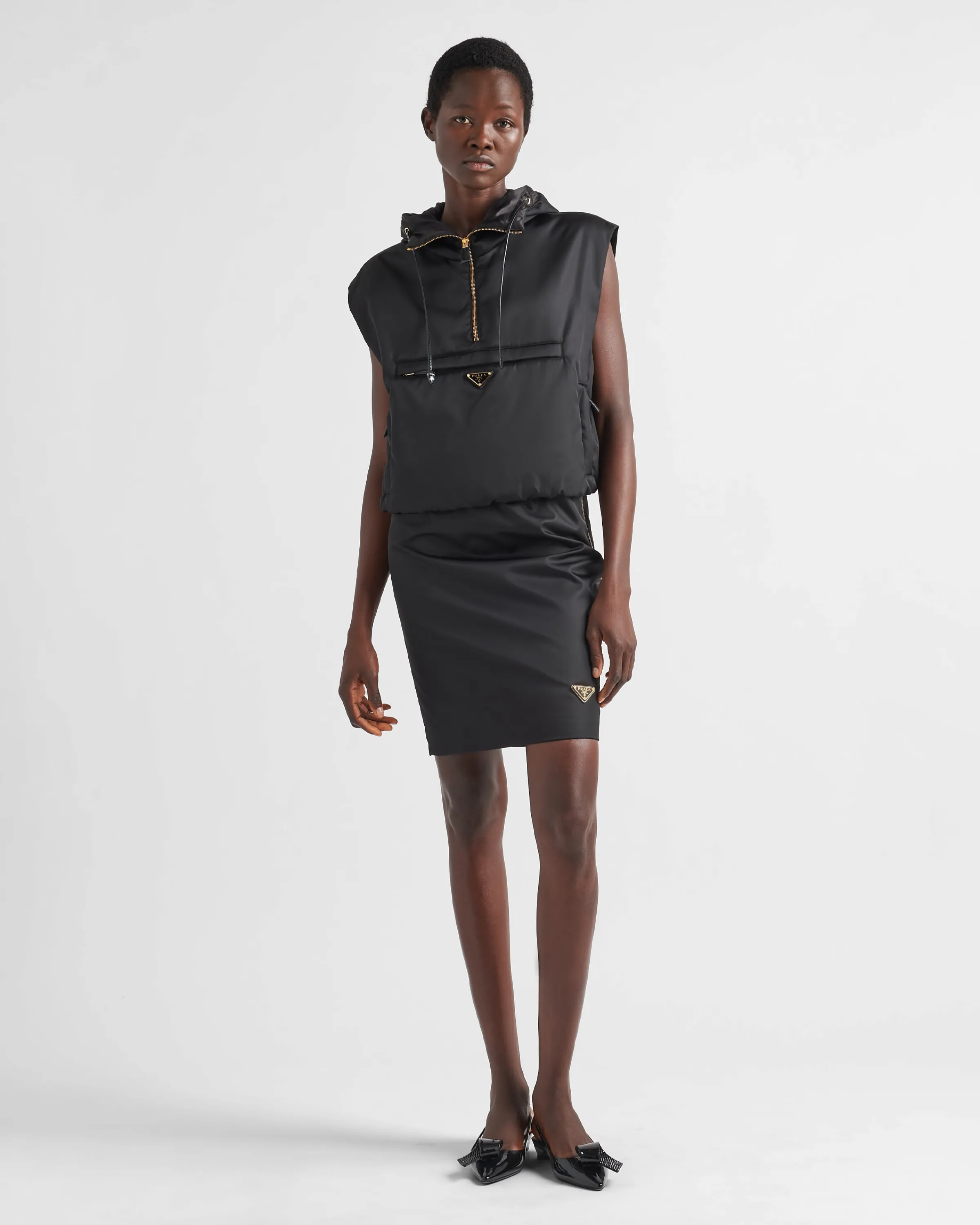 Donna Prada Gonna tubino in Re-Nylon