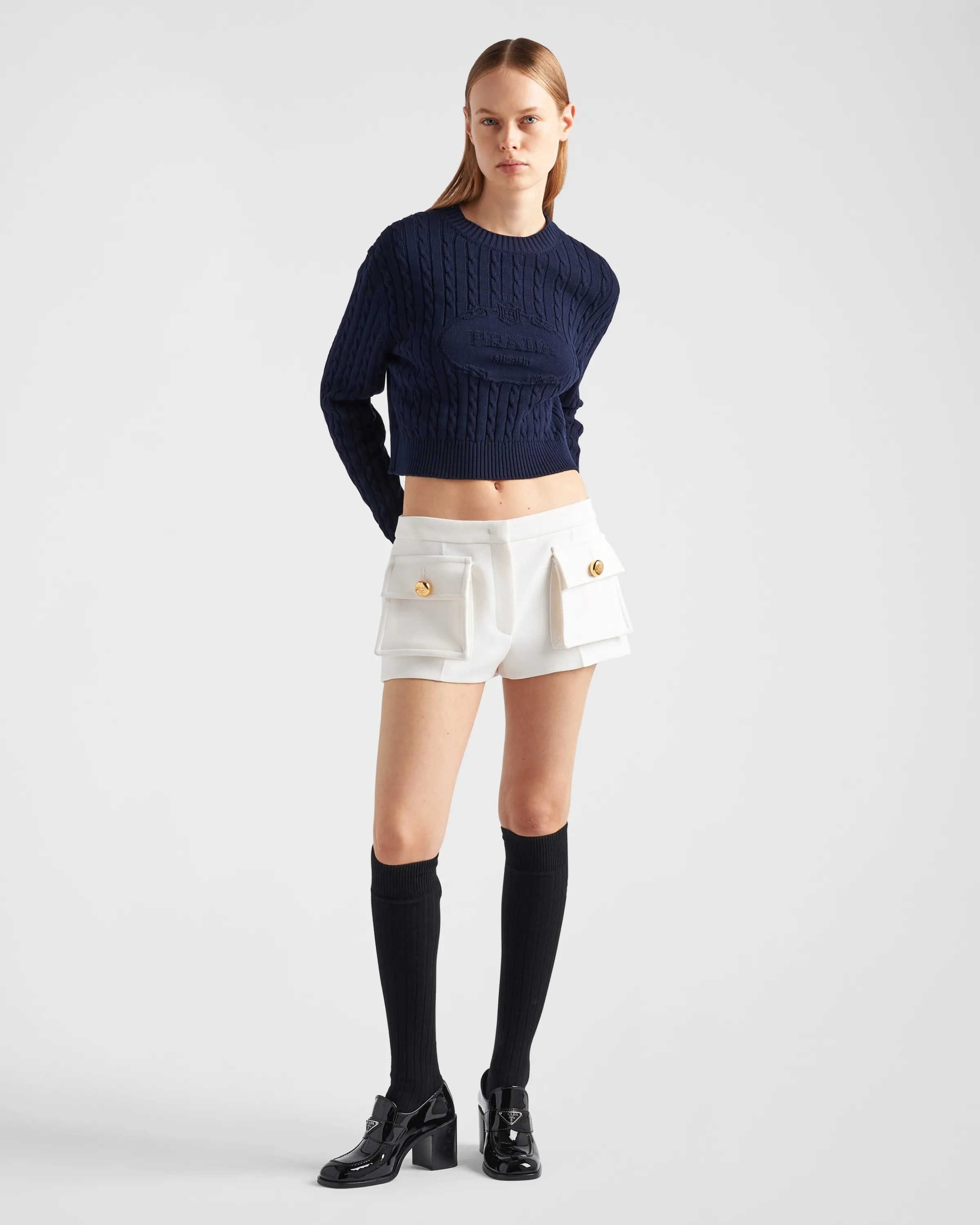 Donna Prada Maglia girocollo in cotone