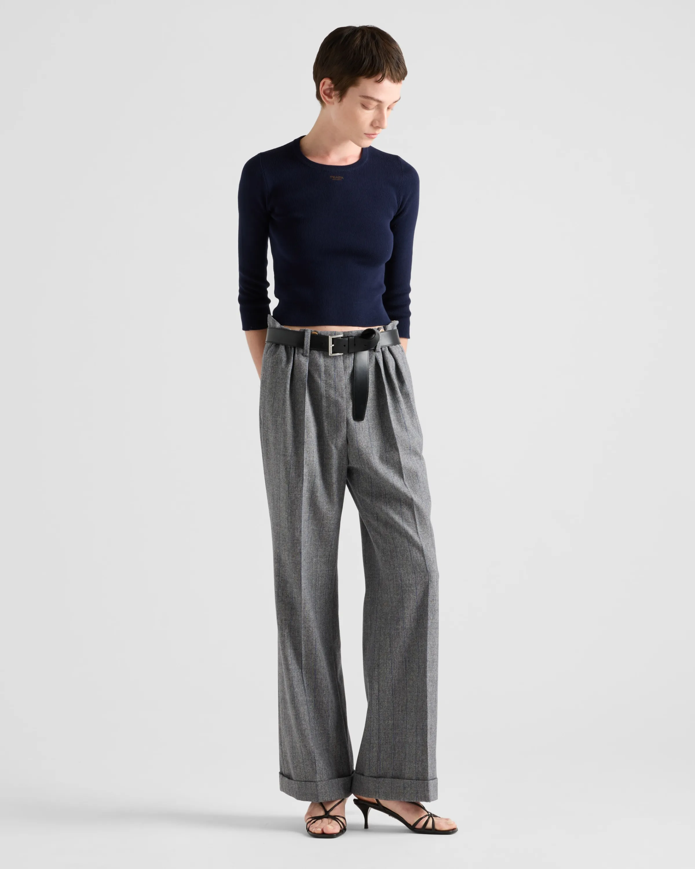 Donna Prada Maglia girocollo in cotone