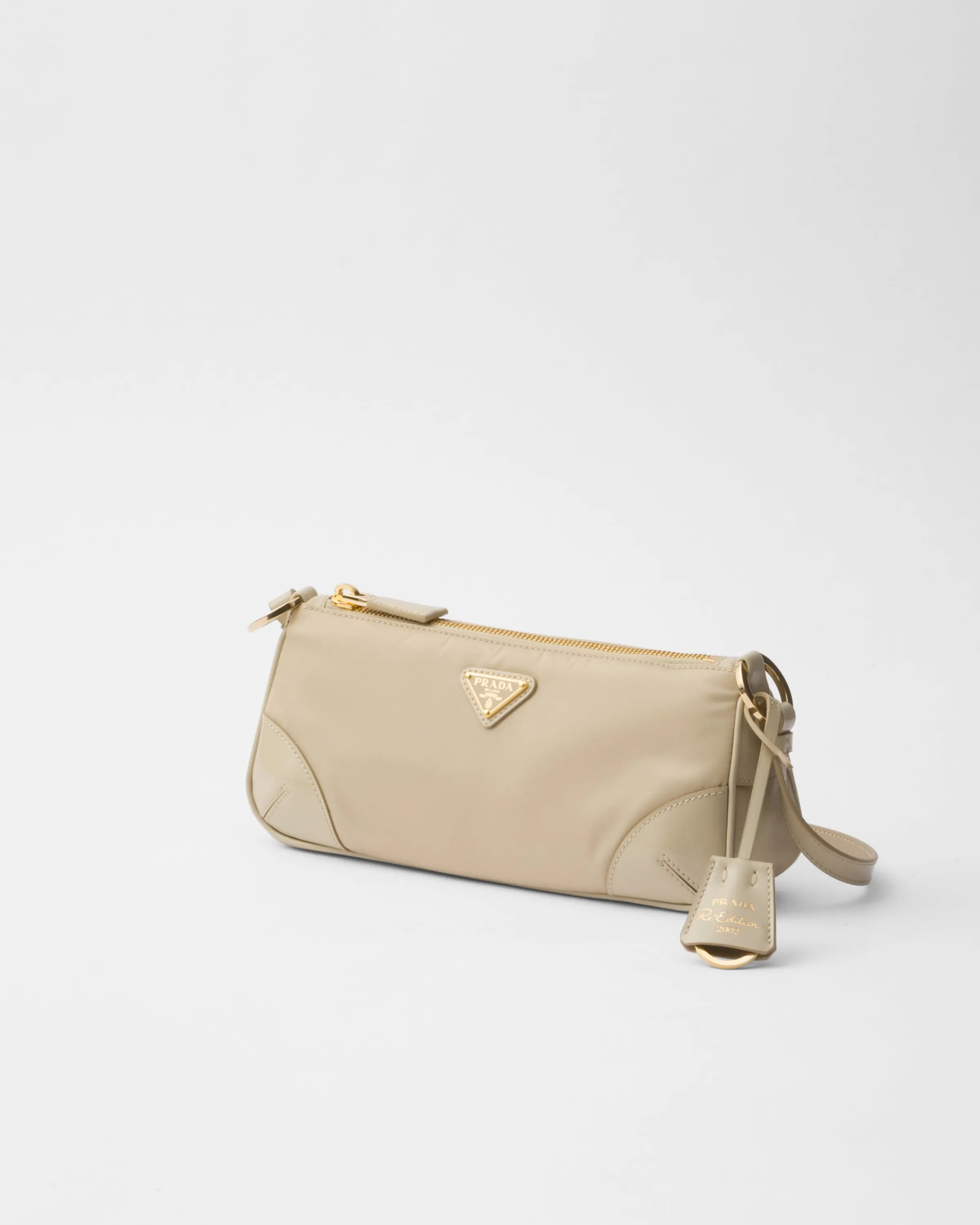 Donna Prada Mini borsa a spalla Re-Edition 2002 in Re-Nylon e pelle spazzolata