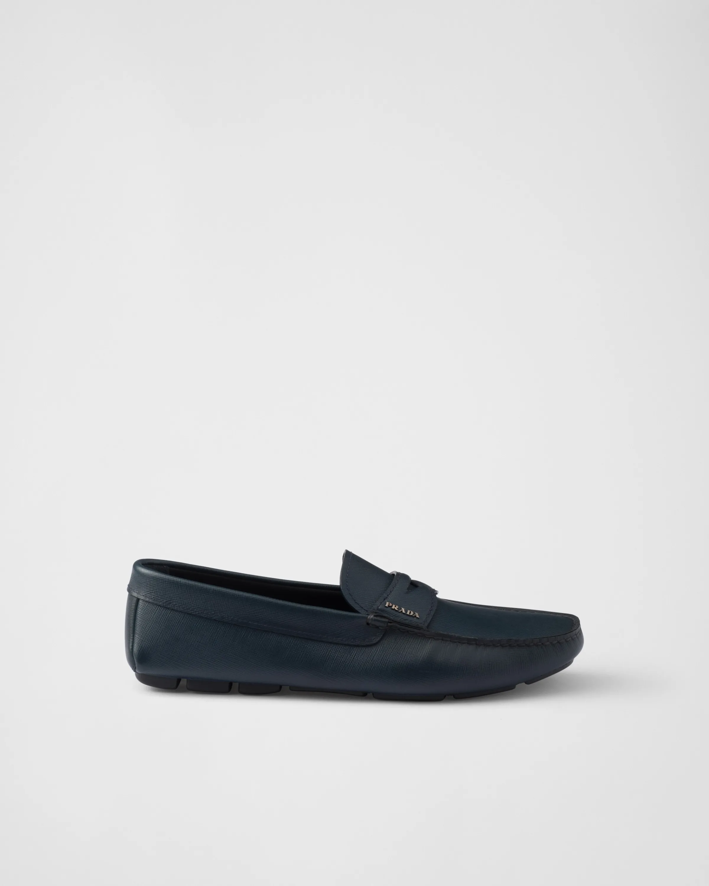 Uomo Prada Mocassini Driver in Saffiano