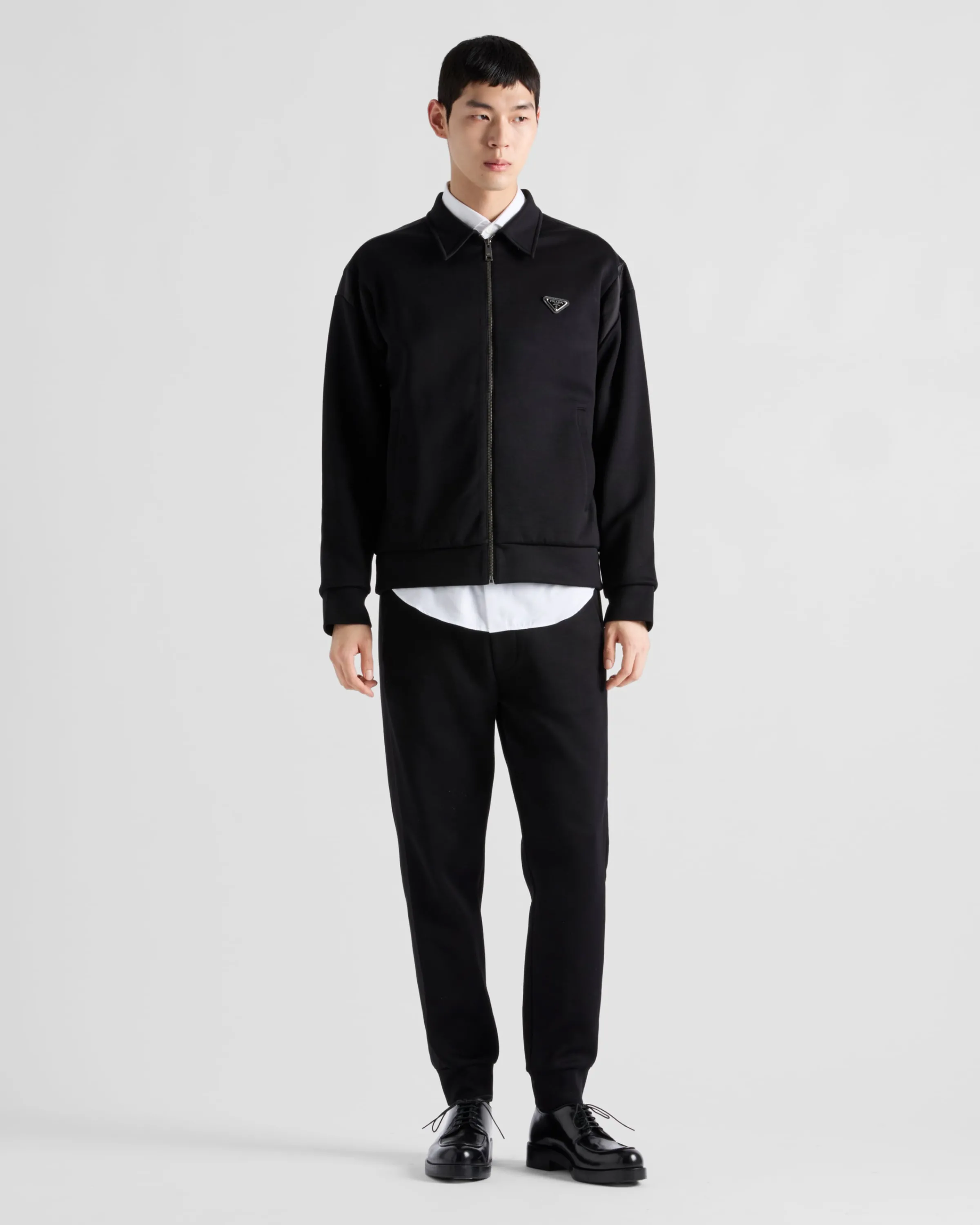 Uomo Prada Pantalone in felpa tecnica con dettagli in duchesse