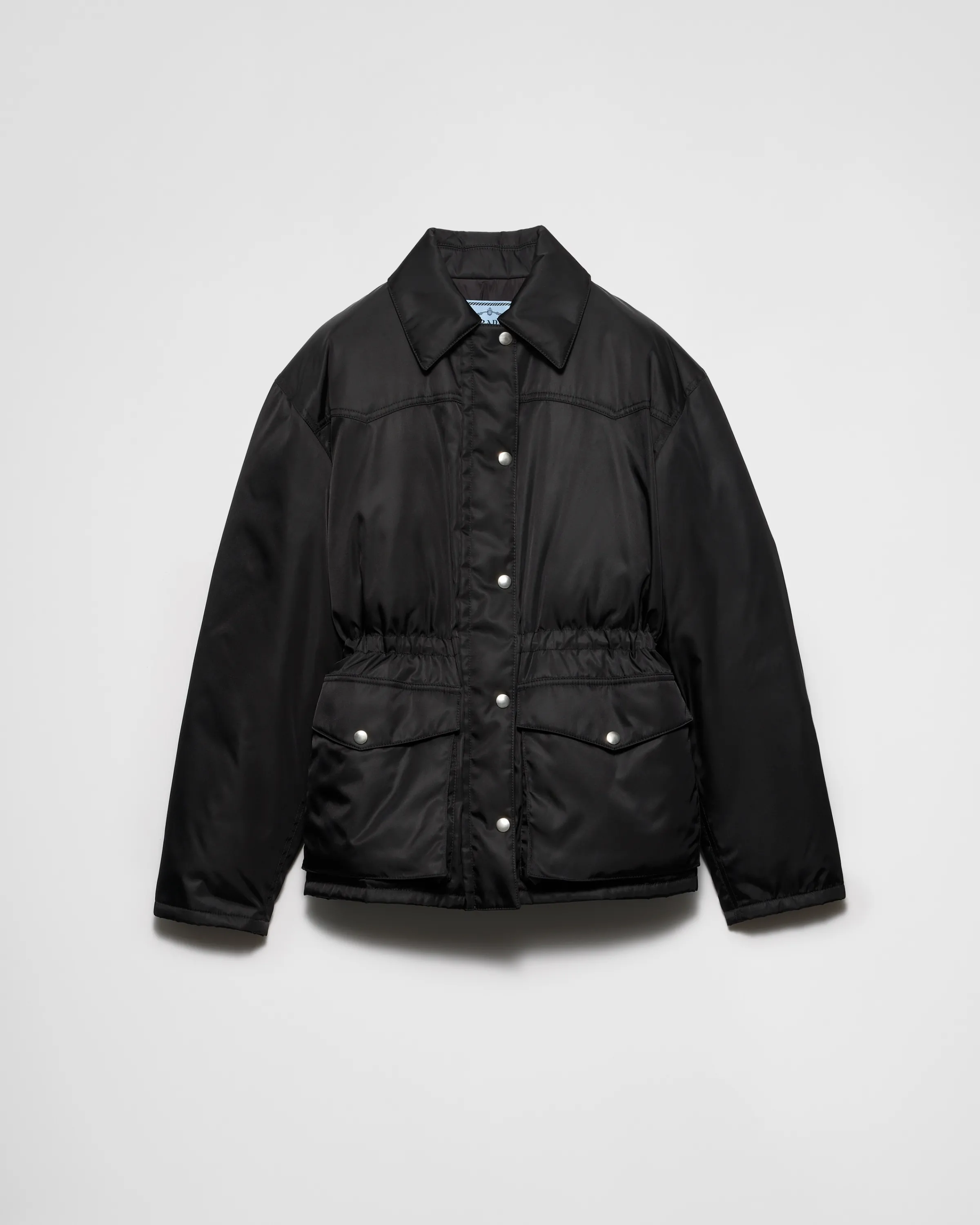 Donna Prada Piumino in Re-Nylon