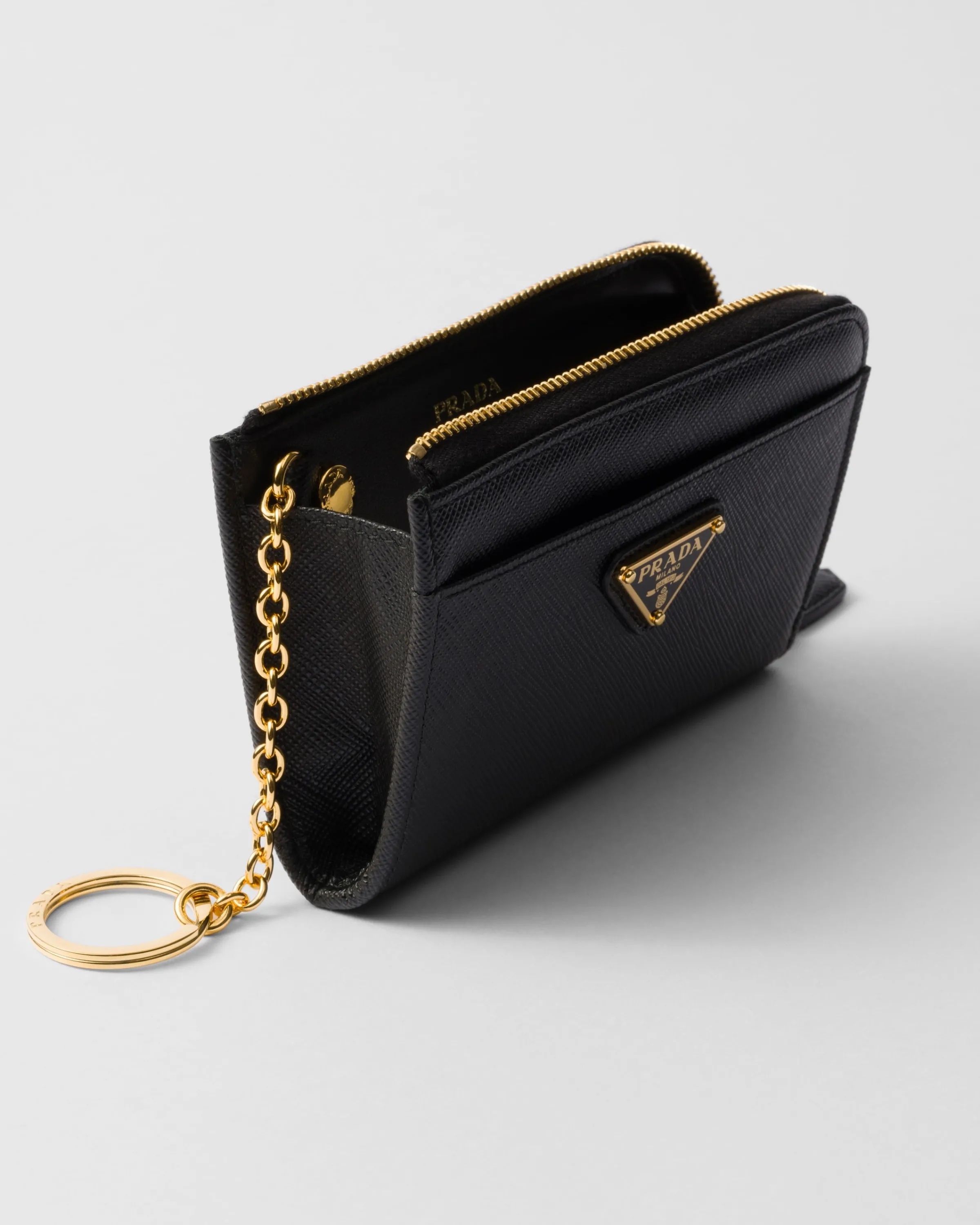 Donna Prada Portachiavi in Saffiano