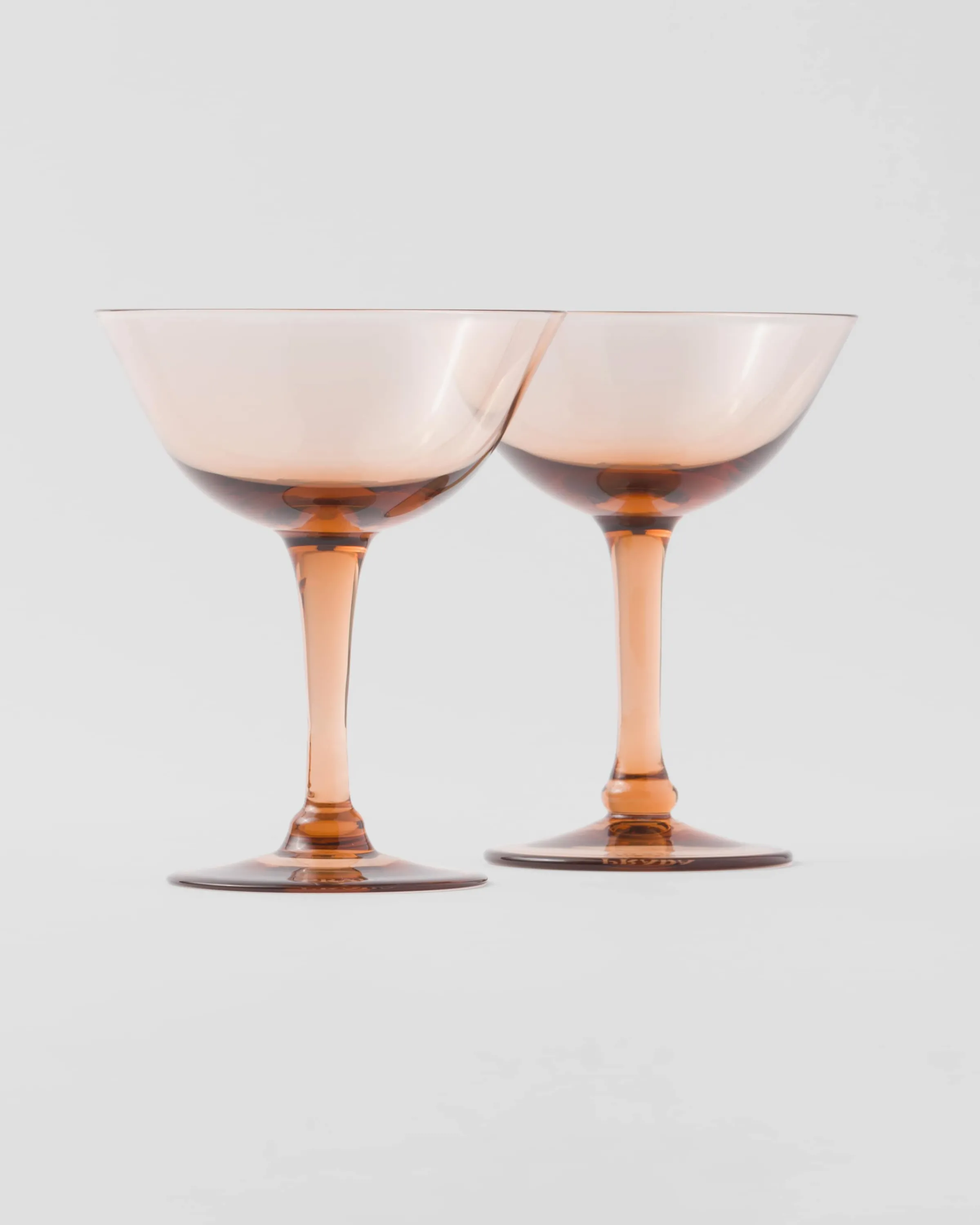 Prada Set di due coppe da champagne in cristallo - New York