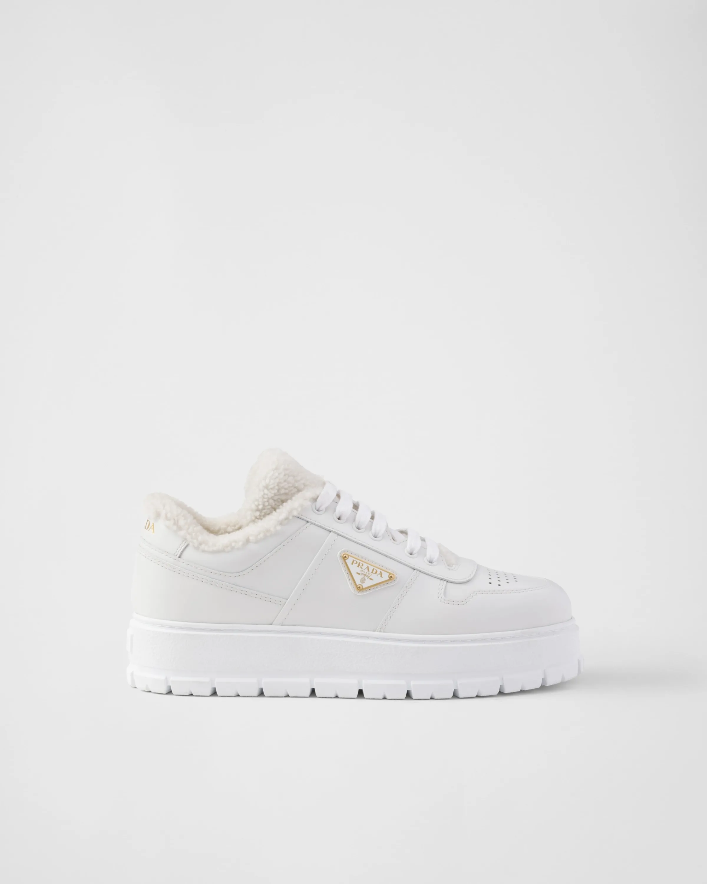Uomo Prada Sneakers allacciate in pelle